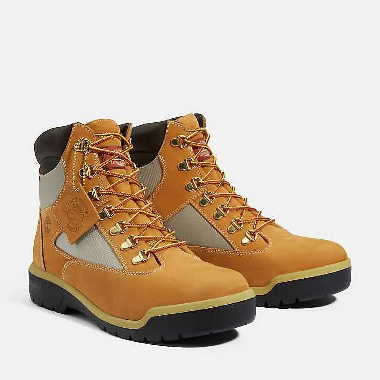Timberland Field Boot 6 Inch F/L Mens Sizehoes Sizeize 13, Color: Wheat Nubuck