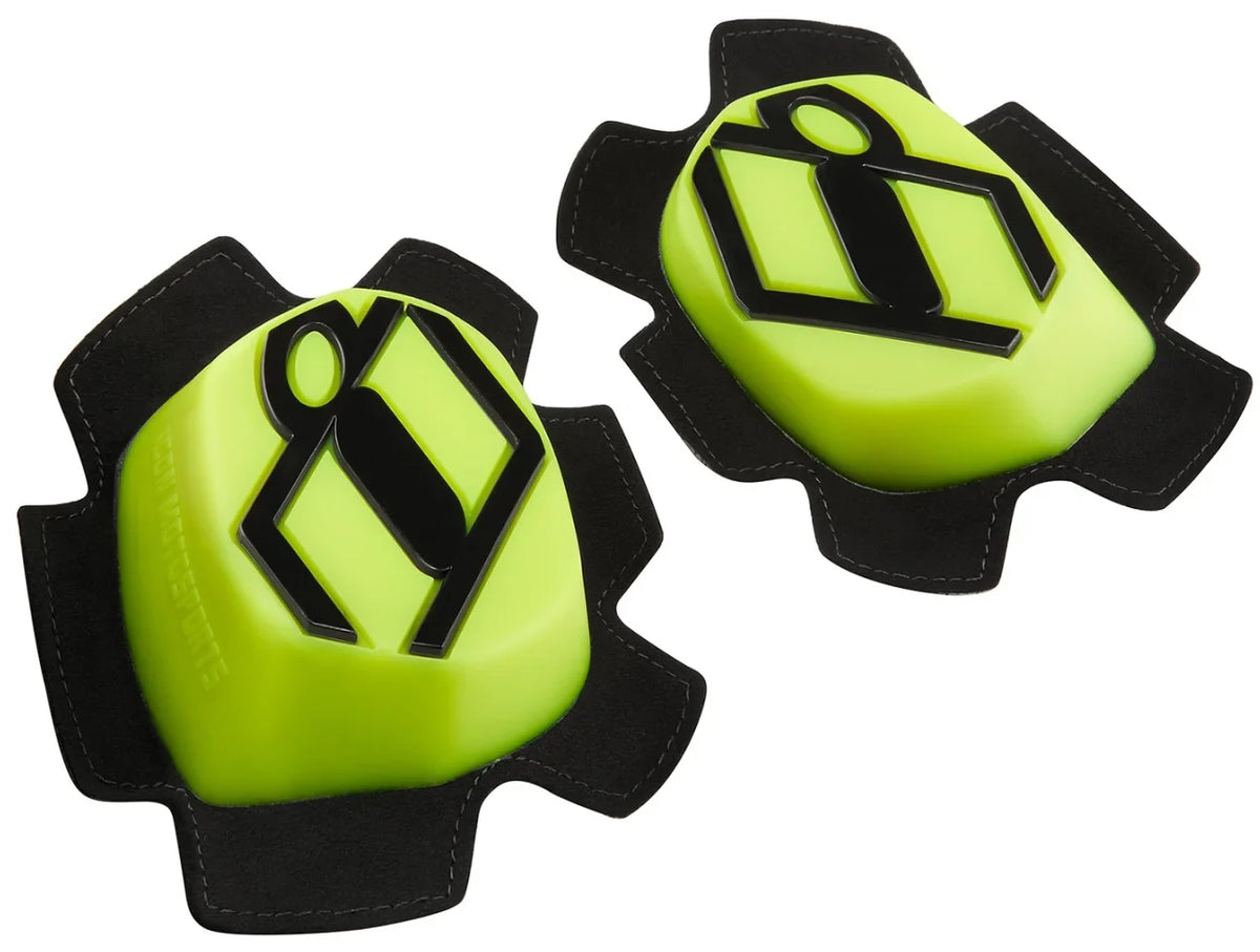 Icon Cloverleaf-2 CE Knee Pads Black/Green SizeM/XL