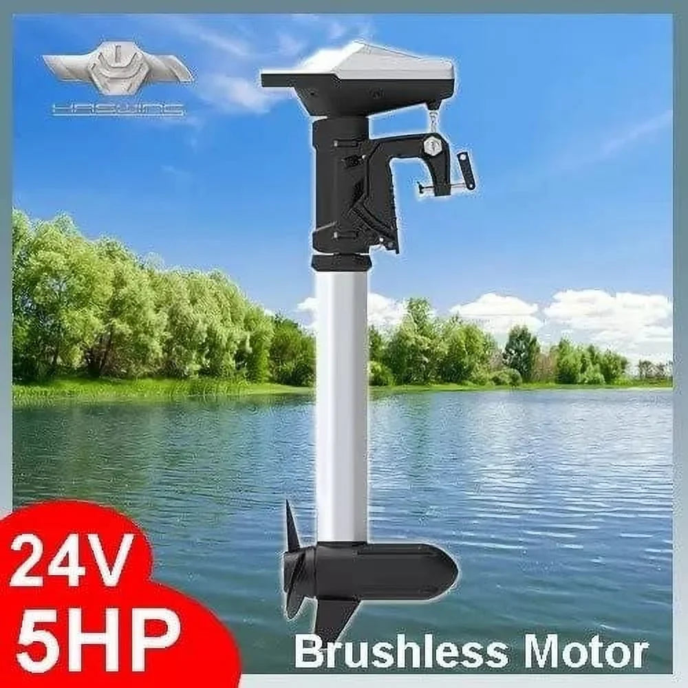 HASizeWING Electric Trolling Motor – 24V 5 HP Power 31.5 Inch Sizehaft Ventura F 5.0 Brushless with Sizetepless Adjustable Sizepeed Control and Sizeafety Lanyard Boat Fishing Sizealtwater Freshwater