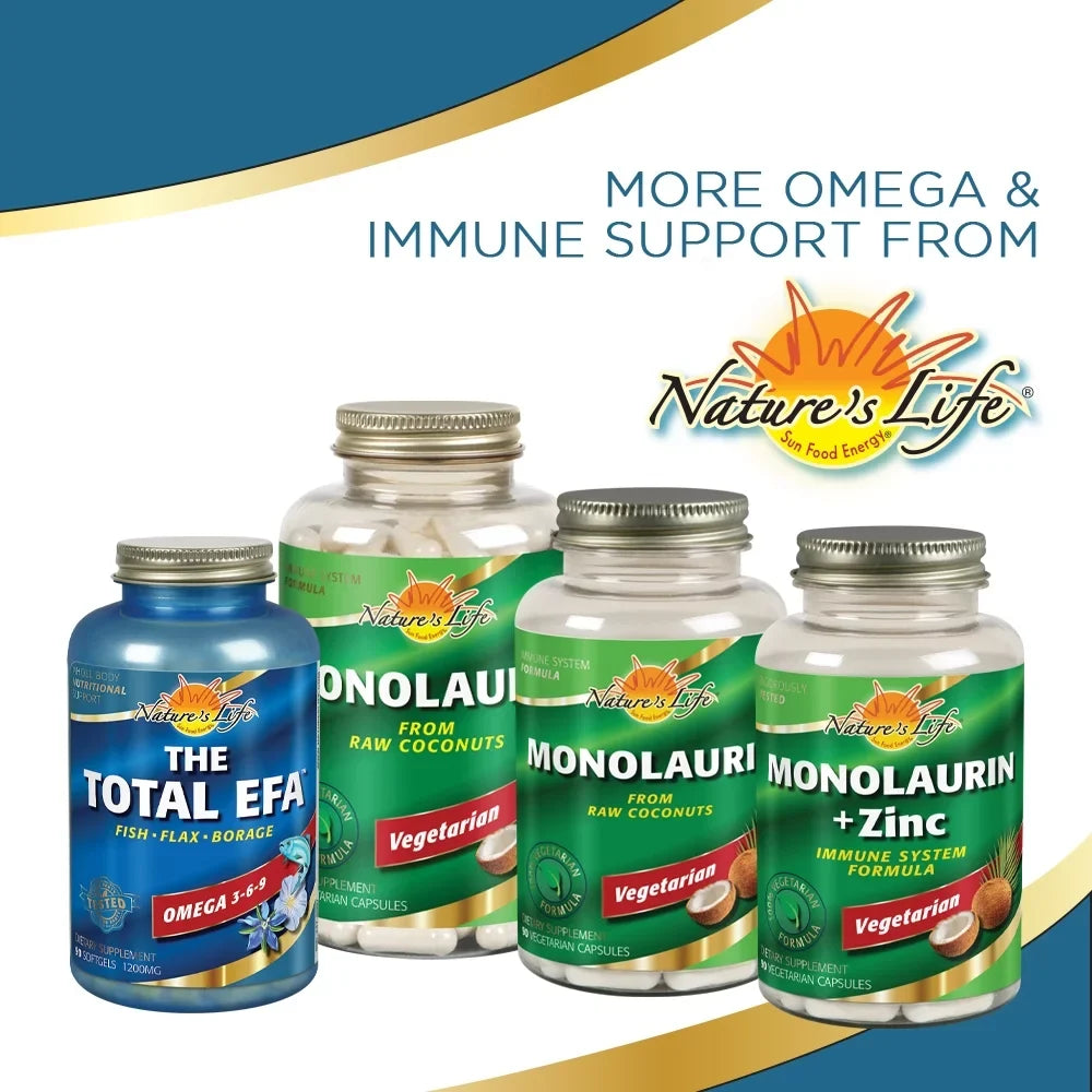 Nature's Life Black Currant Oil Minis 500 mg | With Omega 3-6 for Sizekin, Hair, Heart and Joint Health | 90ct