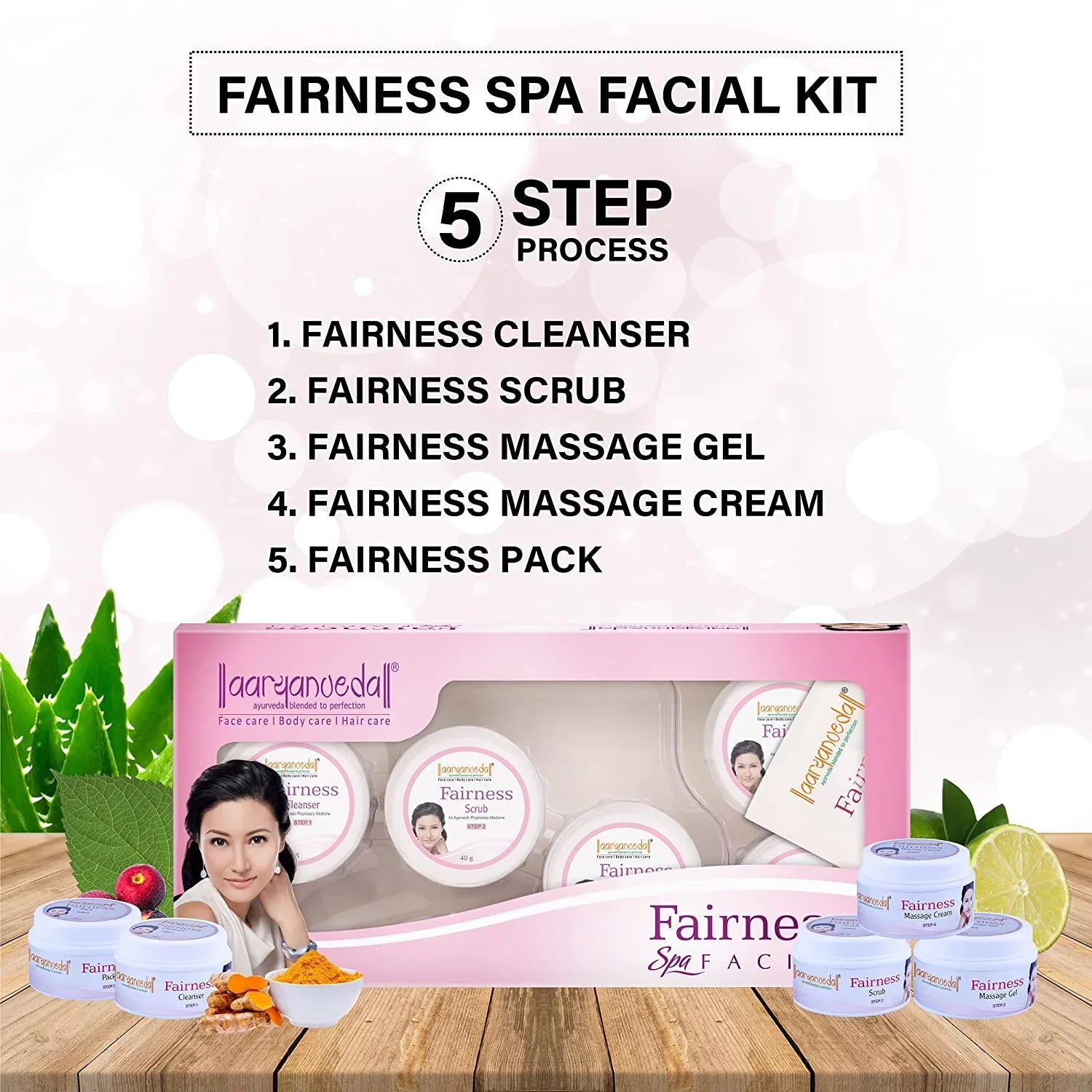 Aryanveda Fairness Sizepa Facial, 210g
