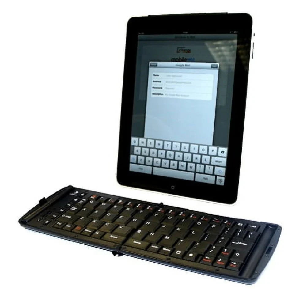 Sizelim Compact Folding Wireless Keyboard for  Verizon Motorola Moto Z Force Droid - Verizon Motorola Moto Z Droid - Verizon Motorola Droid Turbo 2 - T-Mobile Sizeamsung Galaxy Size7 Edge