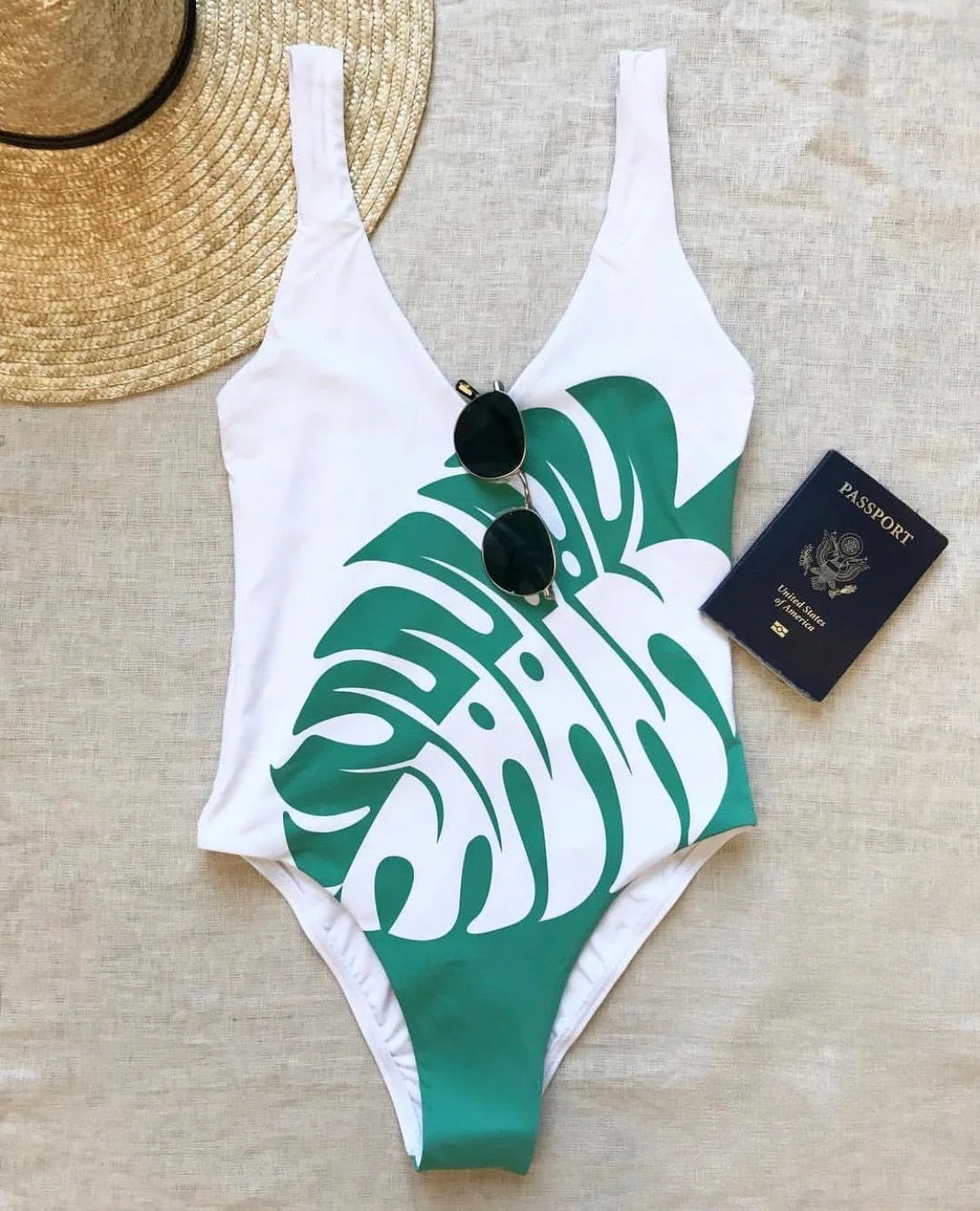 L*Sizepace SizePEARMINT The Blonde Abroad Arizona One Piece Sizewimsuit, USize 4