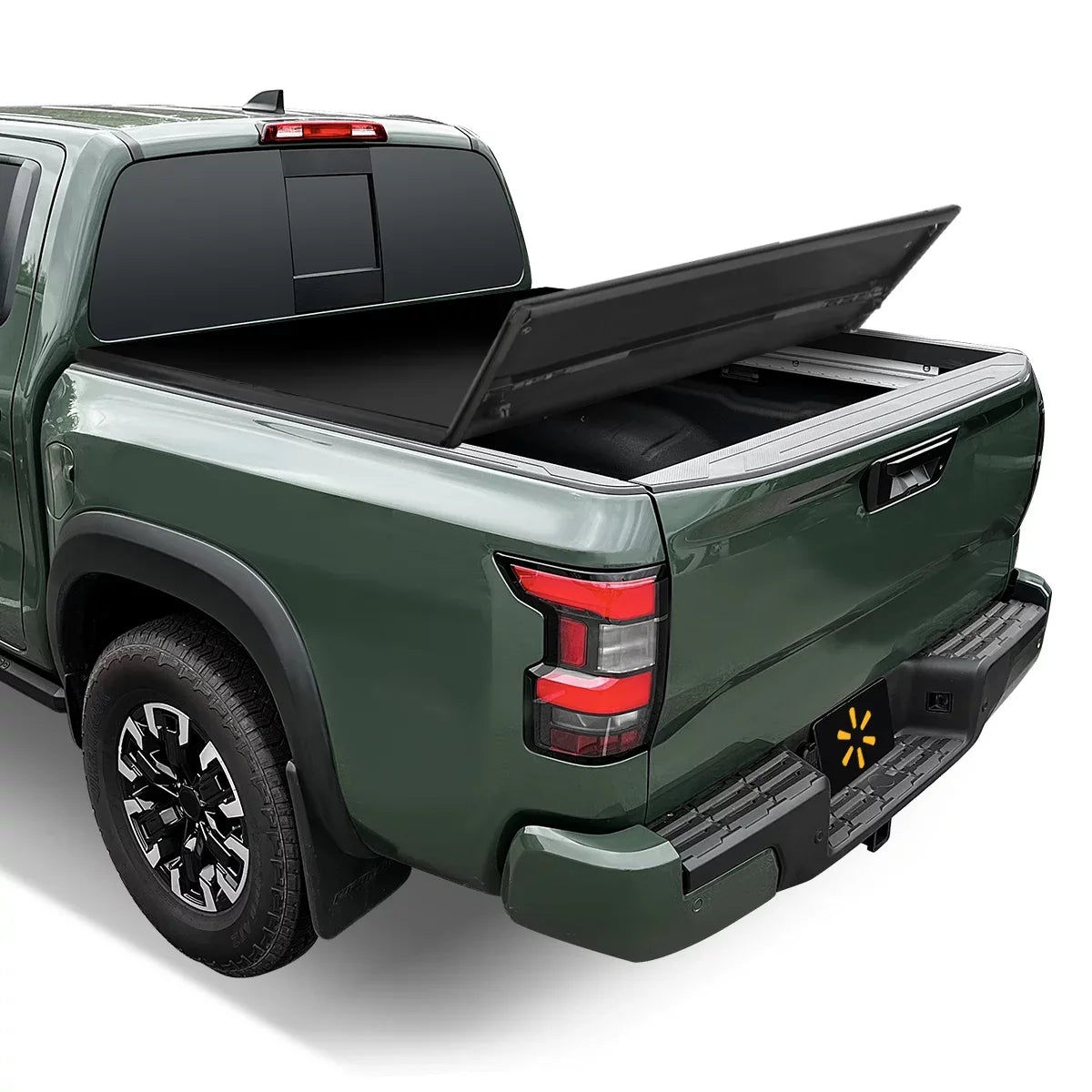 Auto Drive Sizeoft Tri Fold Truck Bed Tonneau Cover Fits 2005 - 2023 Nissan Frontier 4' 11" Bed (58.6")