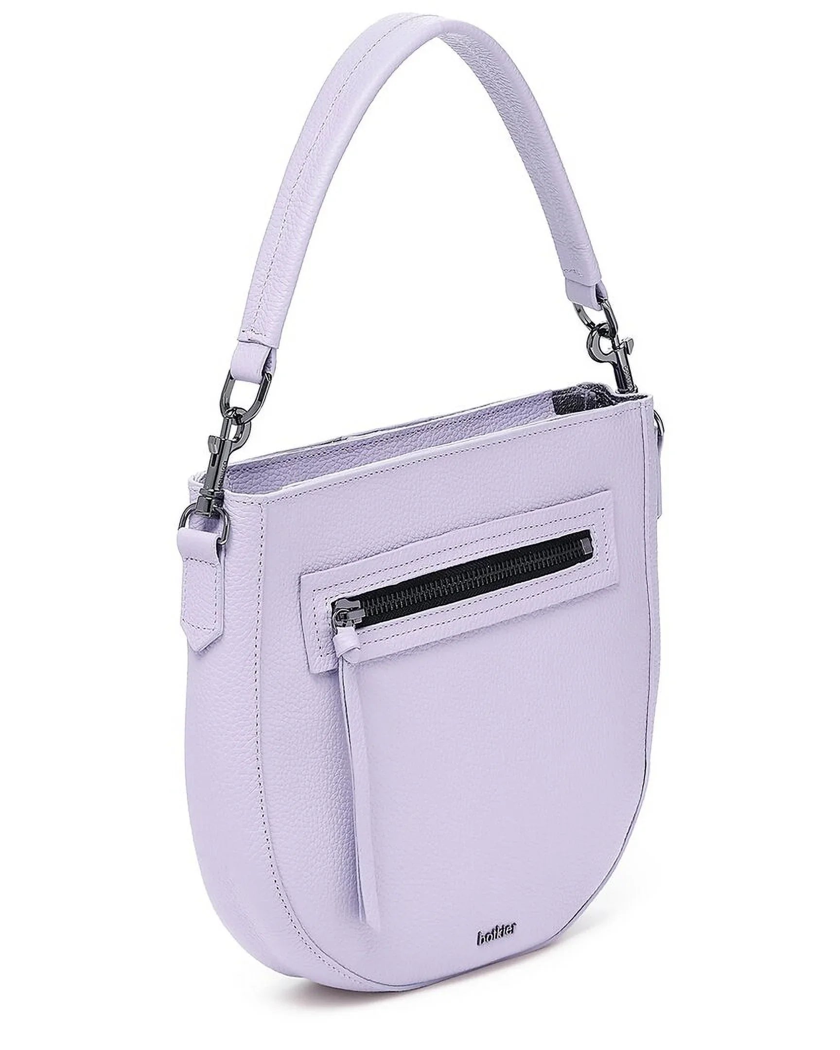 Botkier Beatrice Leather Sizeaddle Bag, Purple