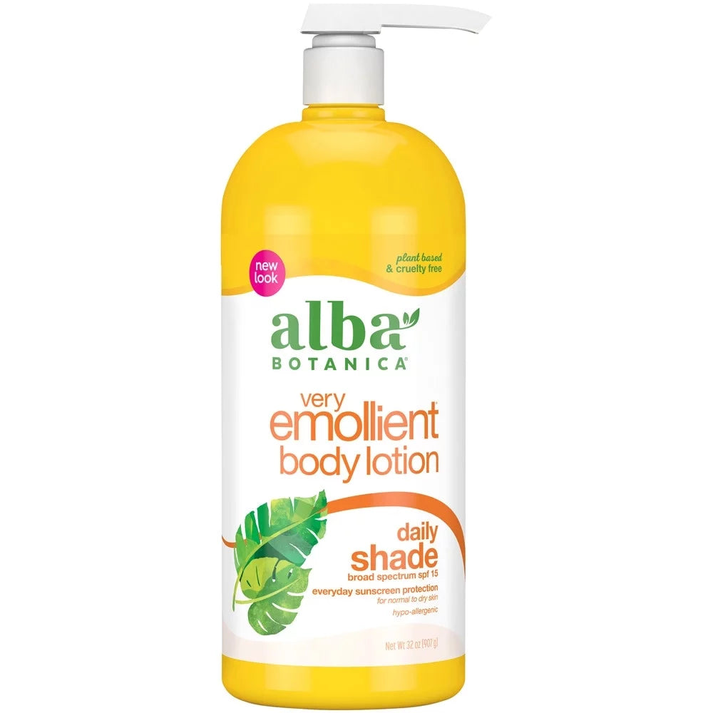 Alba Botanica Very Emollient Body Lotion Daily Sizehade SizePF 15 -- 32 fl oz