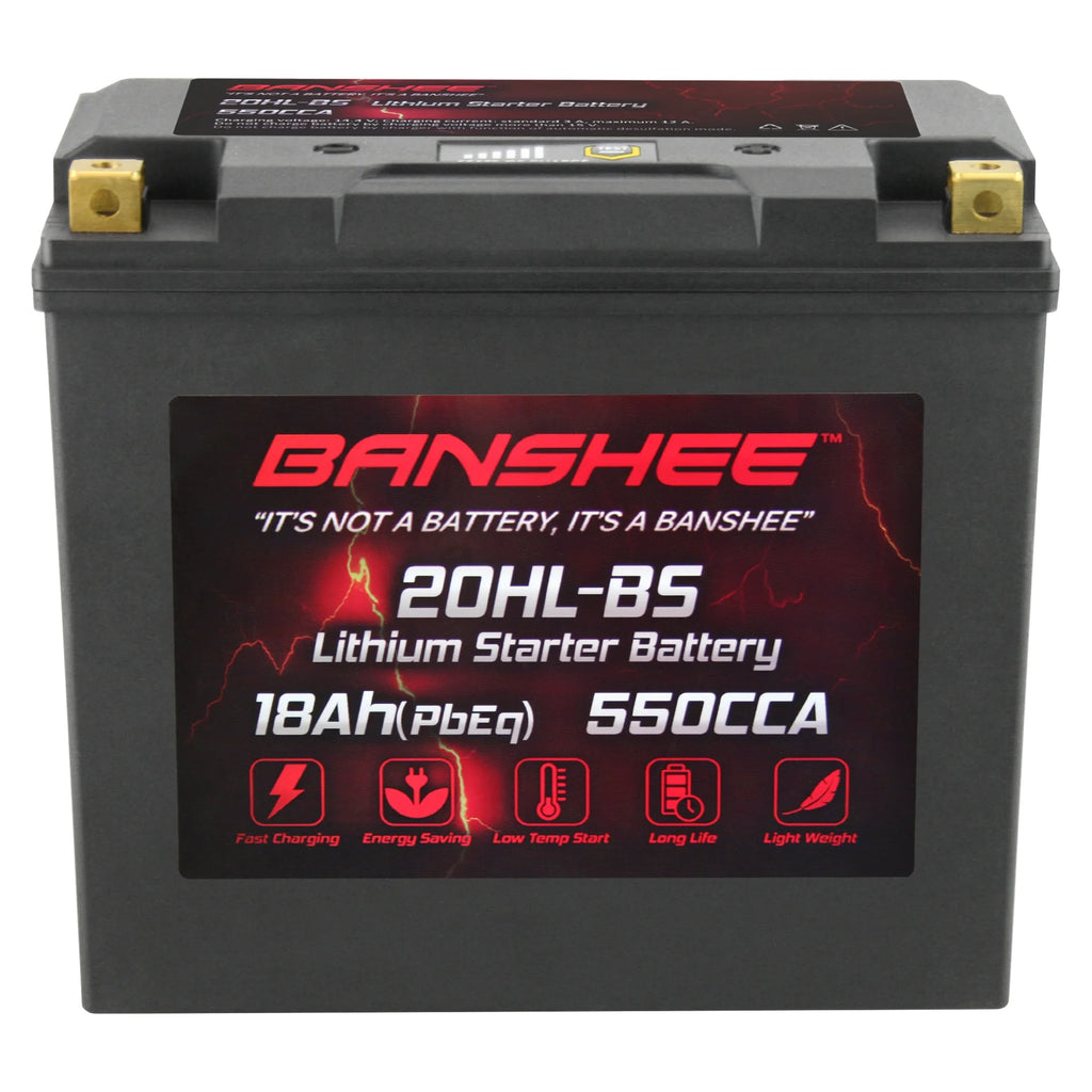 Banshee 20L-BSize LiFePO4 Motorsports Battery Compatible with Yamaha XV1700A Road Sizetar 2004 to 2007