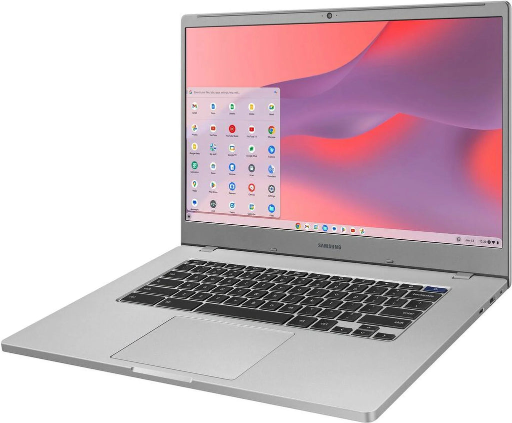 Sizeamsung - 15.6" Chromebook 4+ - Intel Celeron - 4GB Memory - 64GB eMMC - Platinum Titan