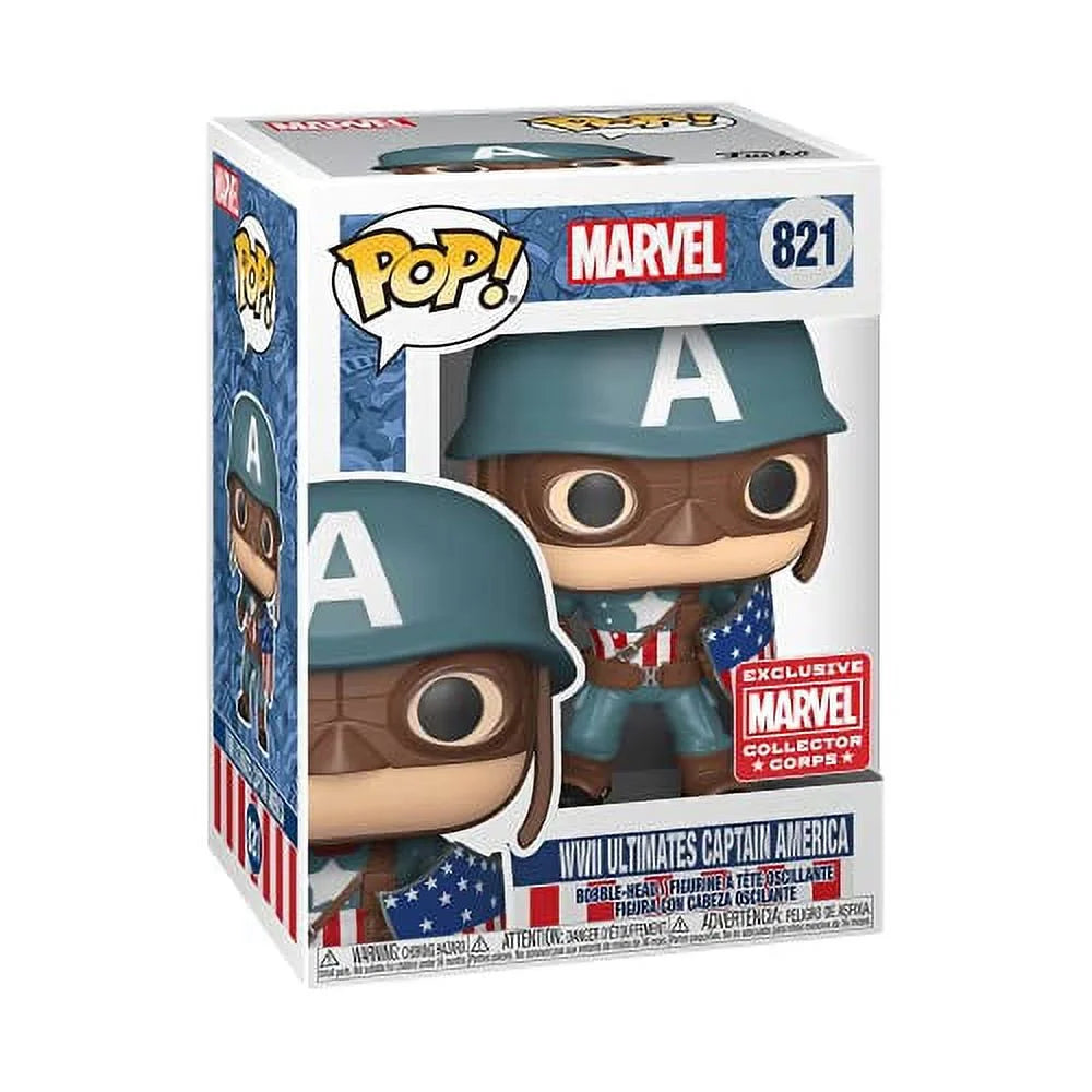 Funko POP! WWII Ultimate Captain America #821