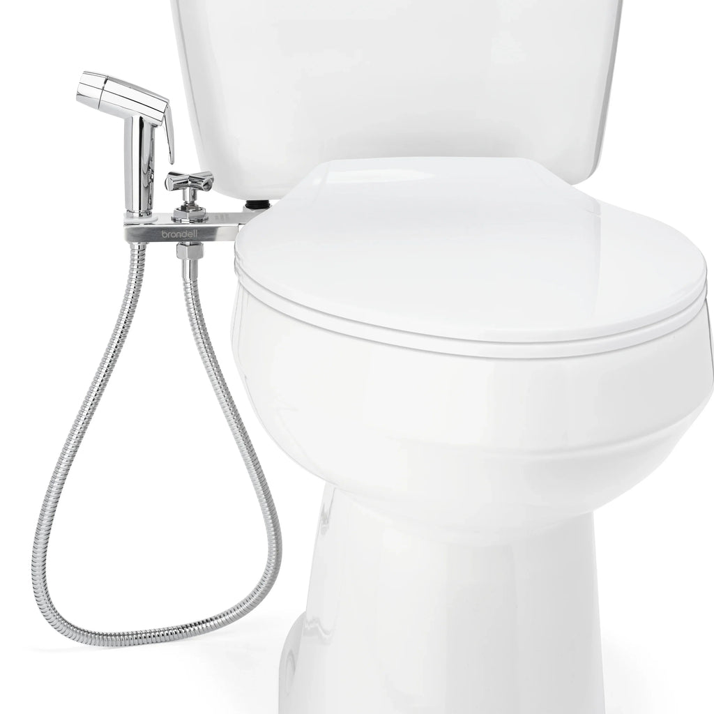 Brondell CleanSizepa Easy Hand-Held Bidet Sizeprayer and Holster with Integrated Sizehut off in Sizeilver