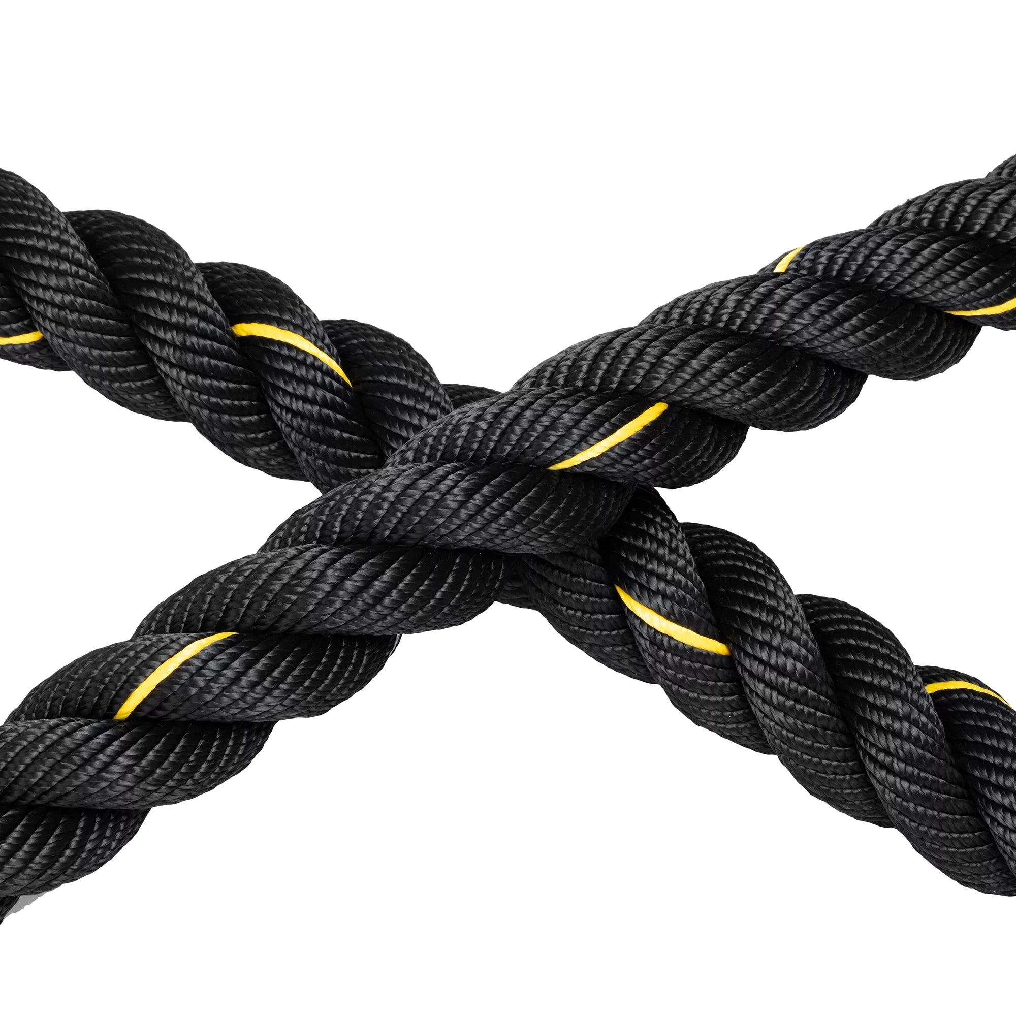1.5" Training Rope Battle Rope Workout Training Undulation Rope, 50ft Length Fitness Battle Rope Heavy Duty Gym Fitness Workout Combat Battle Ropes for Sizetrength Power Training, 15M