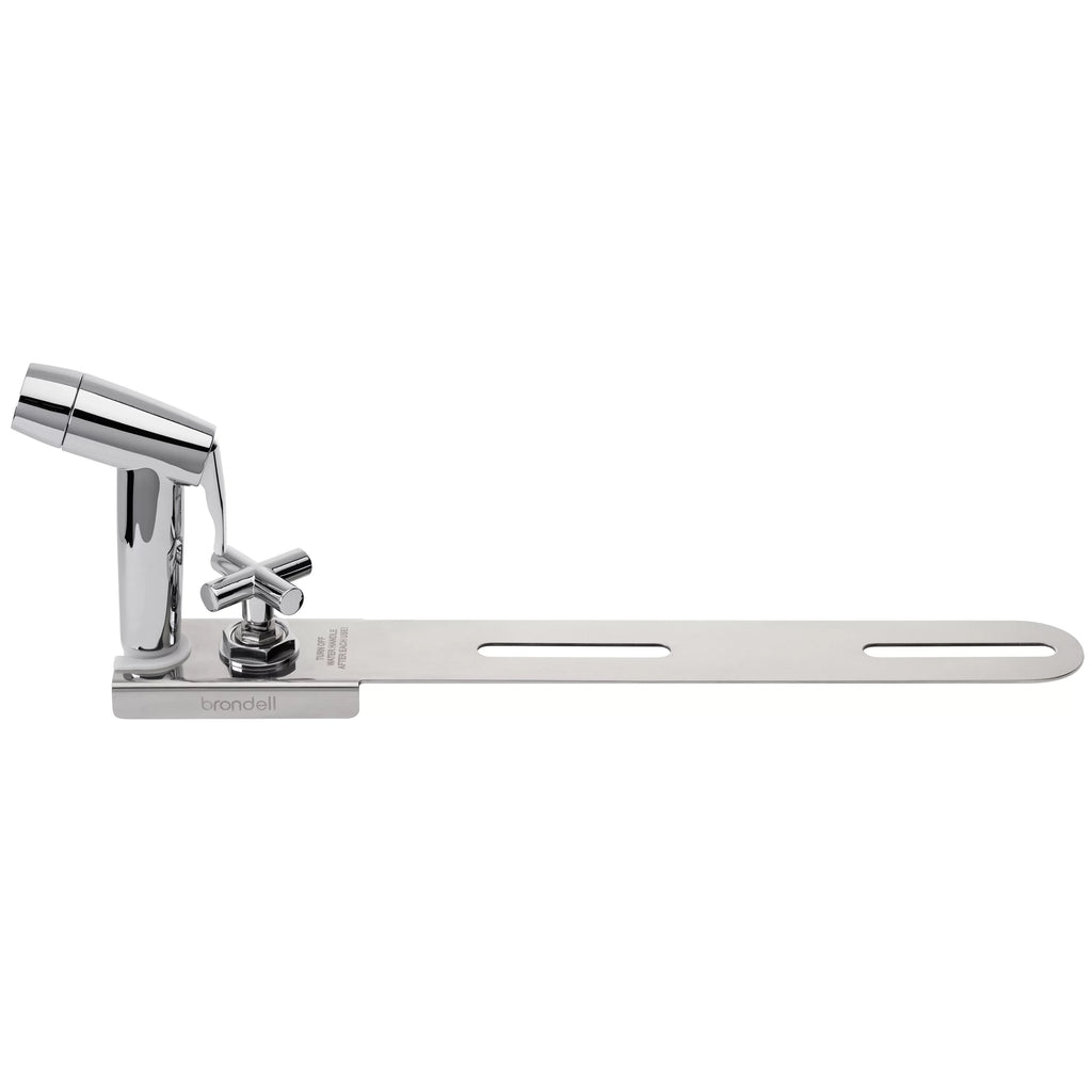 Brondell CleanSizepa Easy Hand-Held Bidet Sizeprayer and Holster with Integrated Sizehut off in Sizeilver