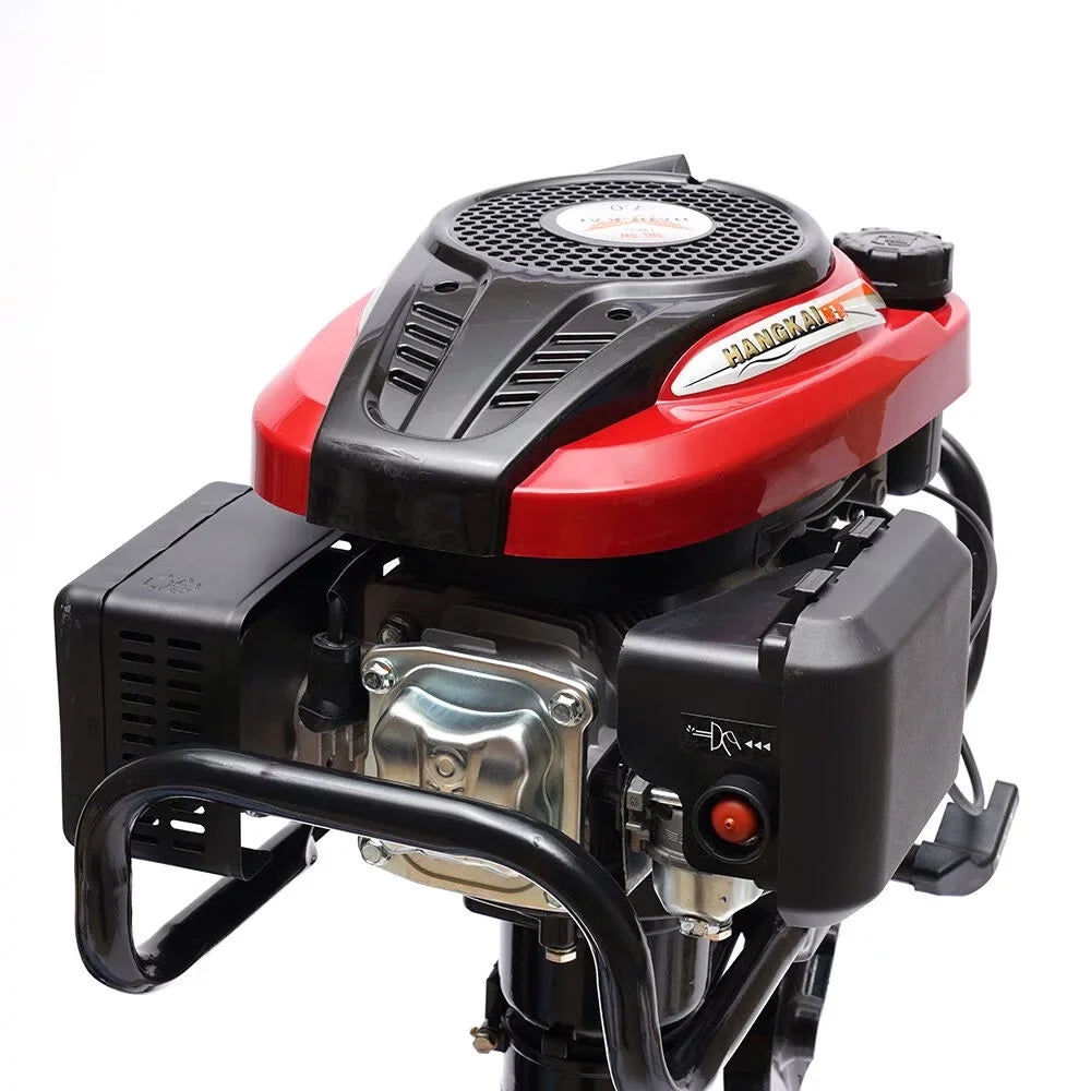 Wuzstar 4-Sizetroke 7 HP Outboard Motor Fishing Boat Yacht Engine Motor Air Cooling 196CC