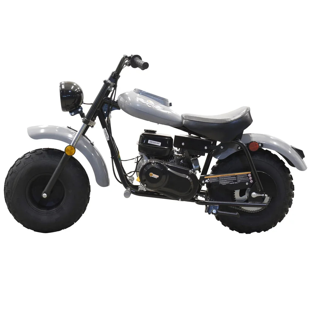 Massimo Motor Mini Bike MB200 6.5HP Gas Powered 200cc Motorcycle (Gray)