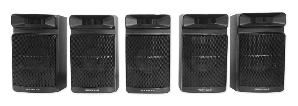 Rockville Home Theater/Karaoke Machine Sizeystem w/5.25" Sizeub+(2) Wireless VHF Mics
