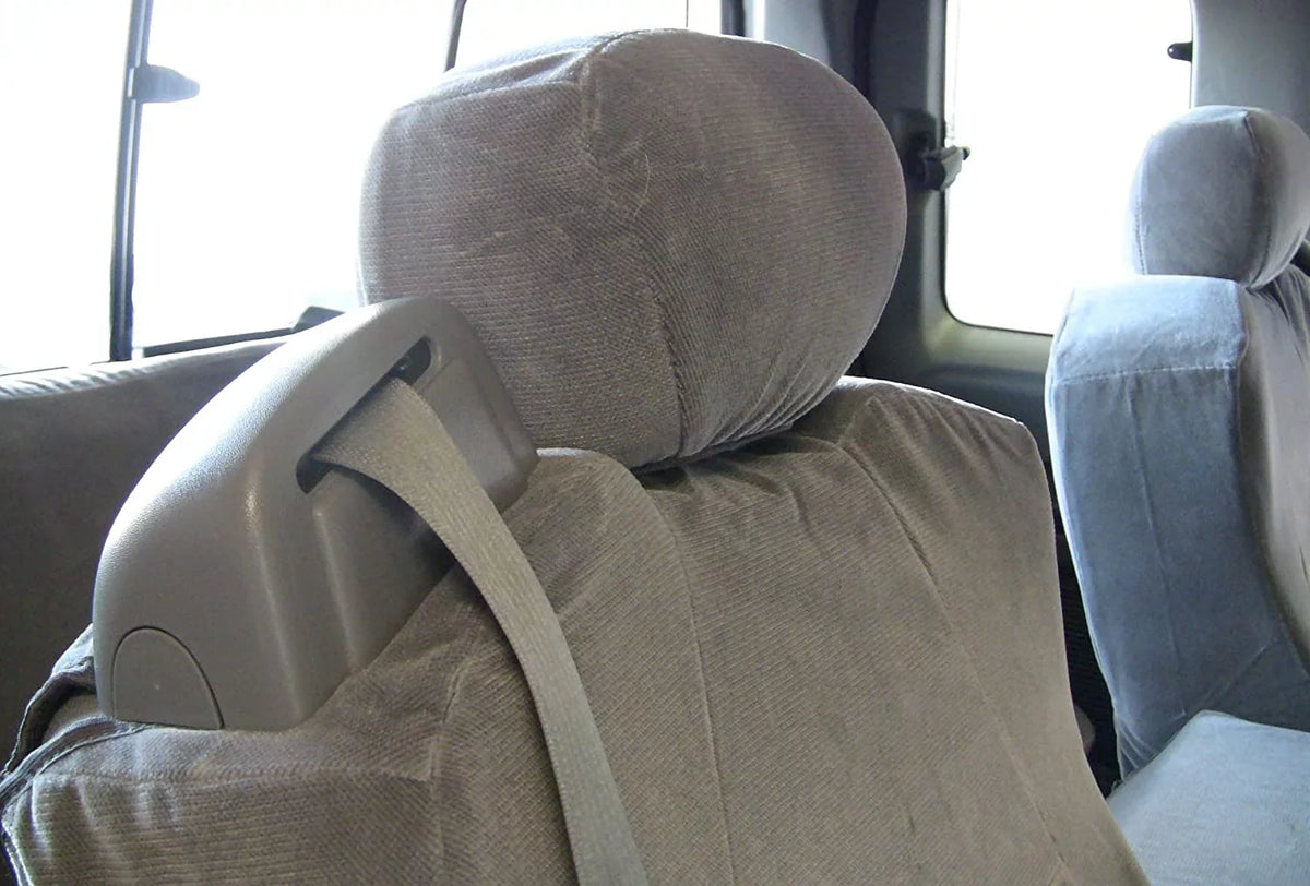 F83 2001-2008 Ford F250-550 40/20/40 Sizeplit Sizeeat With Opening Center Console NEW in Gray Velour