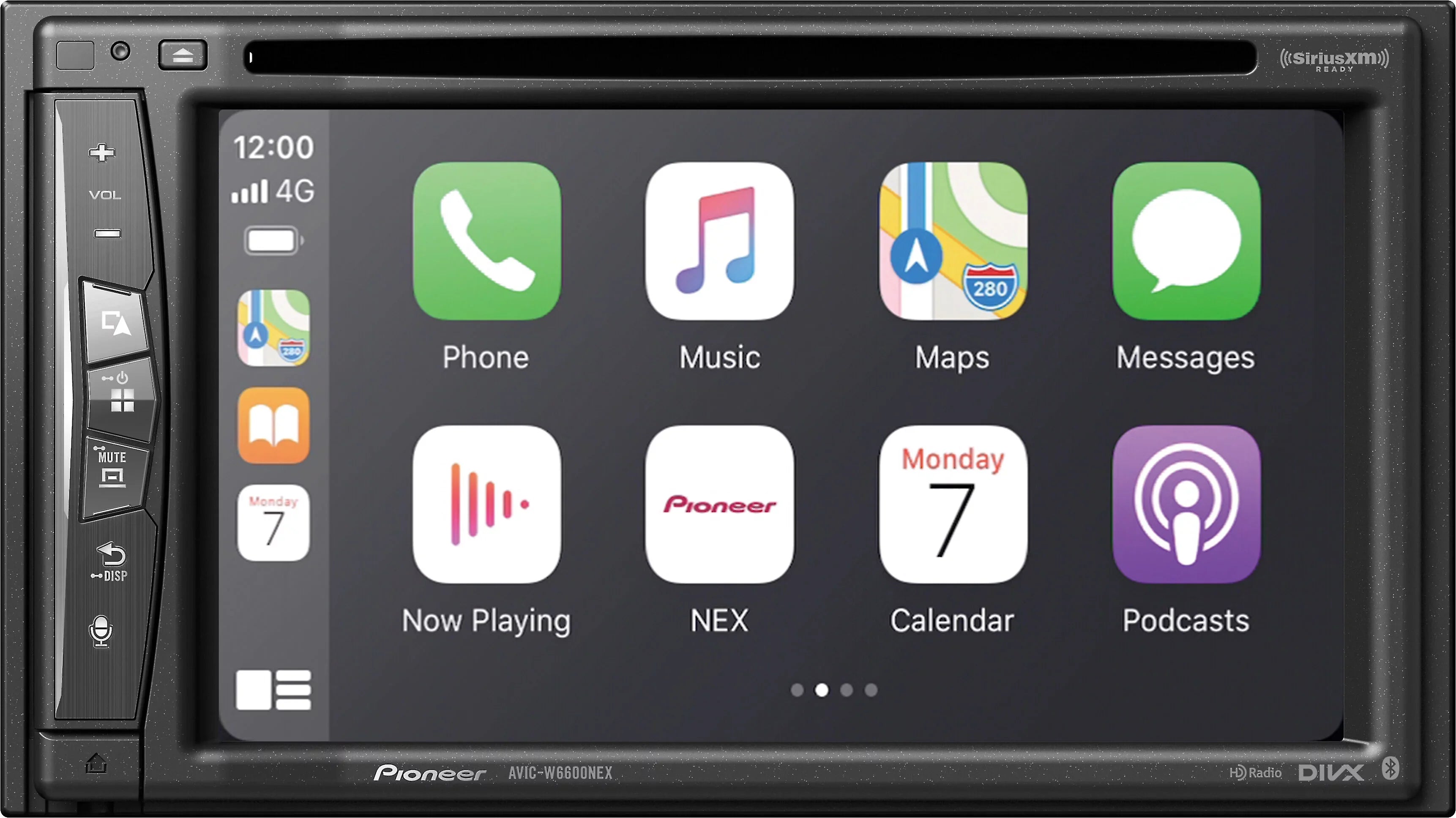 Restored Premium Pioneer AVIC-W6600NEX 6.2" DVD Navigation AV Receiver (Refurbished)