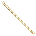 14k Yellow Gold Cuban Link Bracelet - 8.5" | Elegant 14KY Gold Chain Bracelets for Men and Women | Weight 26.5 | Men’s Jewelry for Gift
