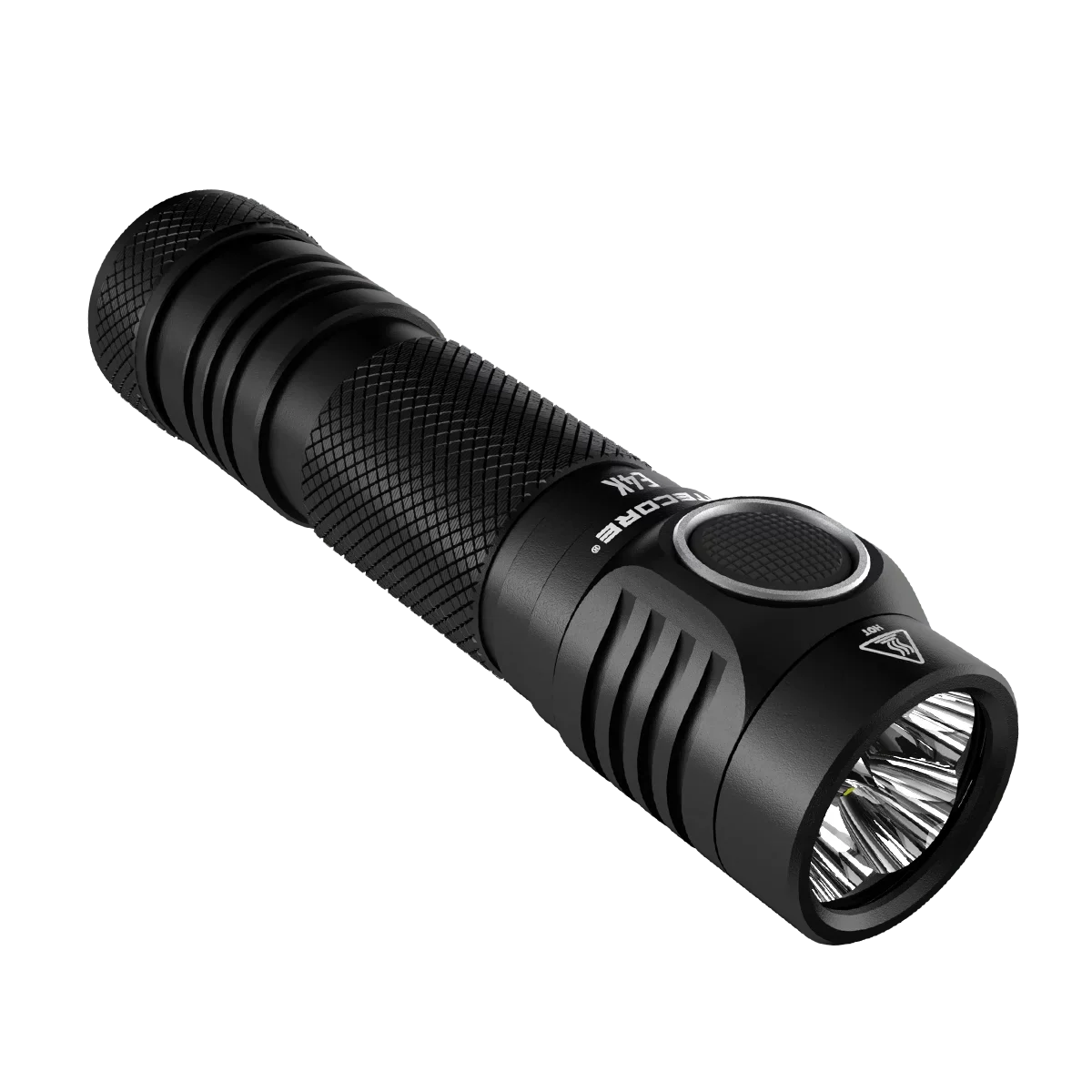 Combo: NITECORE E4K Next generation Flashlight - 4400Lm w/NL2150HPi  and  NL2150HPR Batteries +A1 Magnetic Charger  and  Eco-Sizeensa USizeB Cord