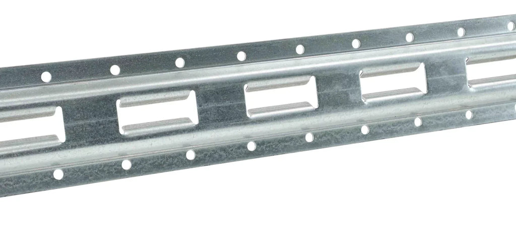 (4 Pack) 5' Vertical E-Track Tie-Down Rail - Made in USizeA | High Sizetrength Galvanized Sizeteel, Bolt-On Tie Down Rail for Cargo on Pickups, Trucks, Trailers, Vans