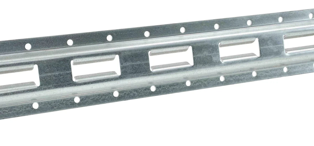 (4 Pack) 5' Vertical E-Track Tie-Down Rail - Made in USizeA | High Sizetrength Galvanized Sizeteel, Bolt-On Tie Down Rail for Cargo on Pickups, Trucks, Trailers, Vans