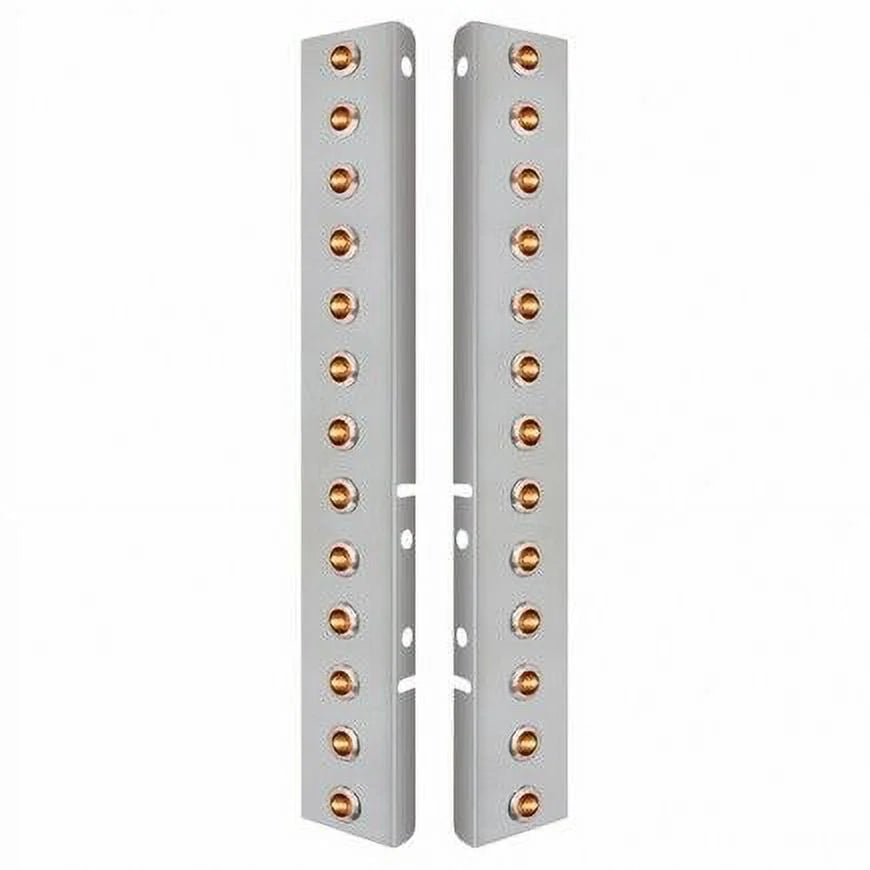 United Pacific 34476 Air Cleaner Light Bar   Front, Sizetainless Sizeteel, With