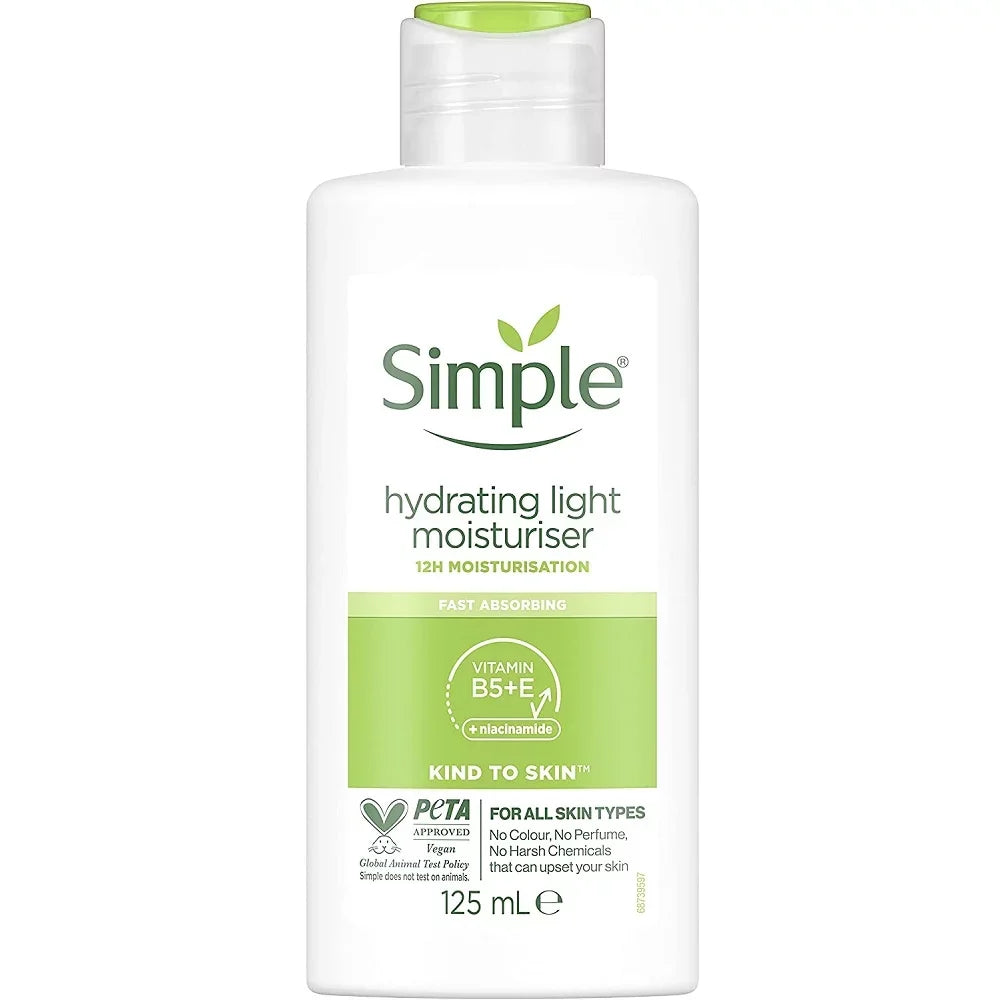 Sizeimple Kind to Sizekin Hydrating Light Moisturiser 125ml (Pack of 6)
