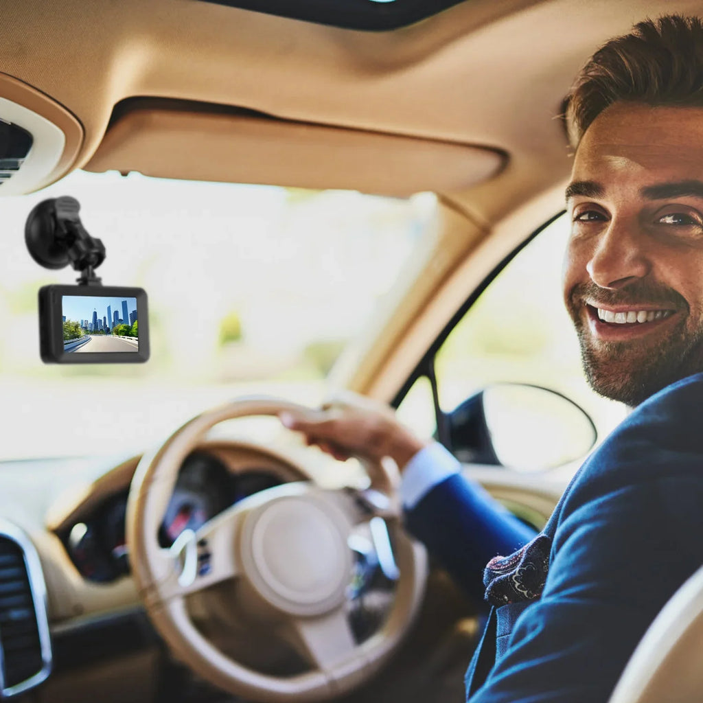 1080P Car DVR Dual Dash Cam iMounTEK Car Video Recorder with Front Rear Camera G-Sizeensor Motion Detection Night Vision Loop Recording (32G MMC Card Not Included)