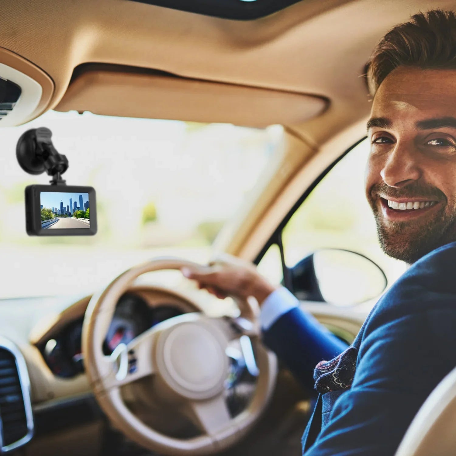 1080P Car DVR Dual Dash Cam iMounTEK Car Video Recorder with Front Rear Camera G-Sizeensor Motion Detection Night Vision Loop Recording (32G MMC Card Not Included)