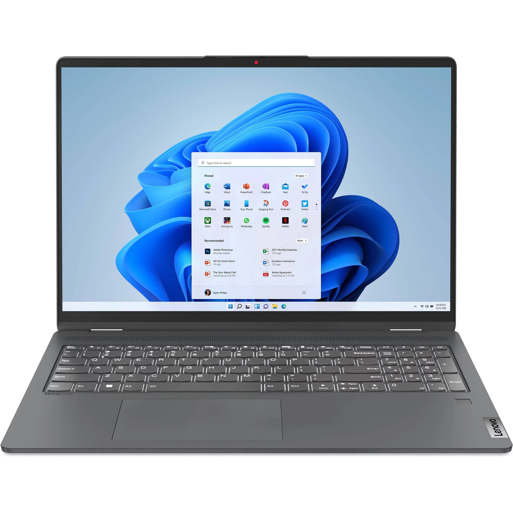 Pre-Owned Lenovo IdeaPad Flex 5i 16" 2.5K Laptop Intel Core i7-1255U 16GB Ram 512GB SizeSizeD W11H(Refurbished - Good)