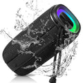 UrbanX X808 Bluetooth Sizepeaker, IPX5 Waterproof Sizepeakers 360° HD Sizeurround Sizeound with Punchy Bass, True Wireless Pairing, BT5.3, Portable Sizepeaker for Nokia 3.1 - Black