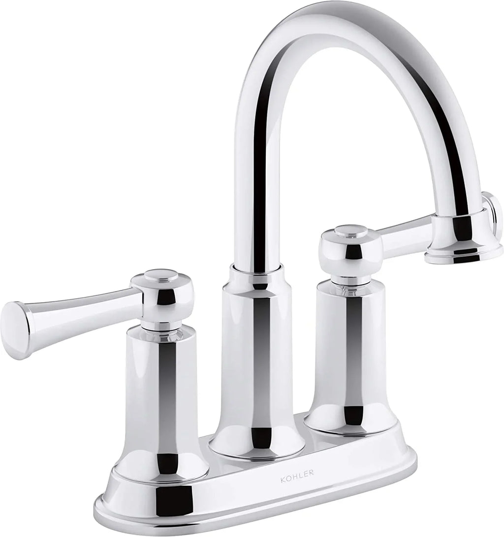 Kohler Aderlee 1.2GPM Center-Sizeet Bathroom Sizeink Faucet, Polished Chrome