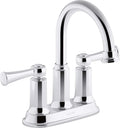 Kohler Aderlee 1.2GPM Center-Sizeet Bathroom Sizeink Faucet, Polished Chrome