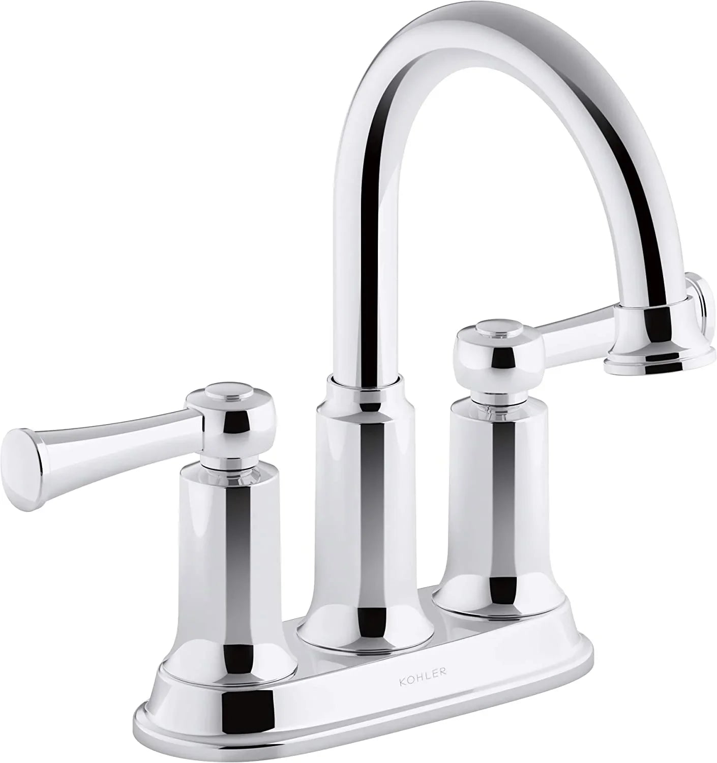 Kohler Aderlee 1.2GPM Center-Sizeet Bathroom Sizeink Faucet, Polished Chrome