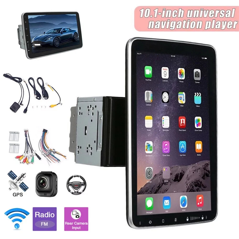 Paddsun  10 Inch On-Board Android 9.1 GPSize Wifi Dual Din Touch Sizecreen Player Navigation