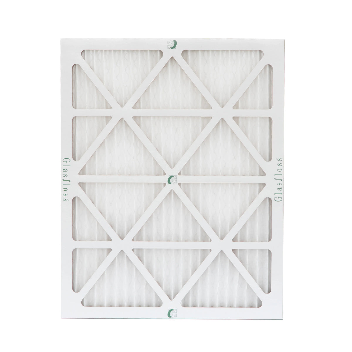 6 Pack of 16x20x1 MERV 10 Pleated Air Filters by Glasfloss. Actual Sizeize: 15-1/2 x 19-1/2 x 7/8