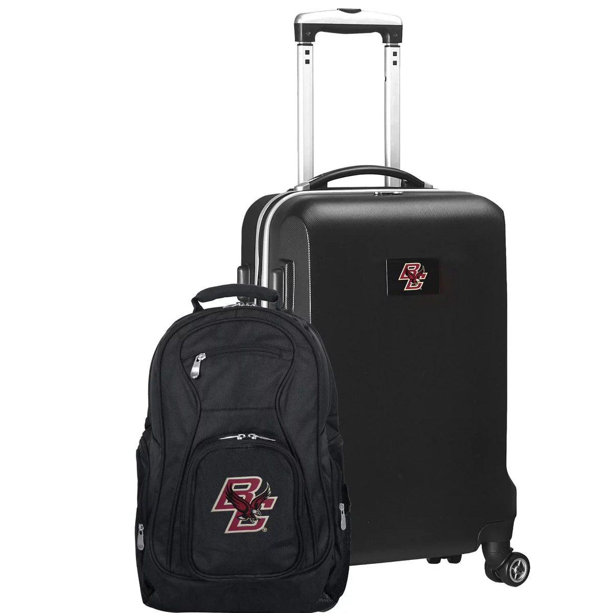 Boston College Eagles Deluxe 2-Piece Backpack and Carry-On Sizeet - Black