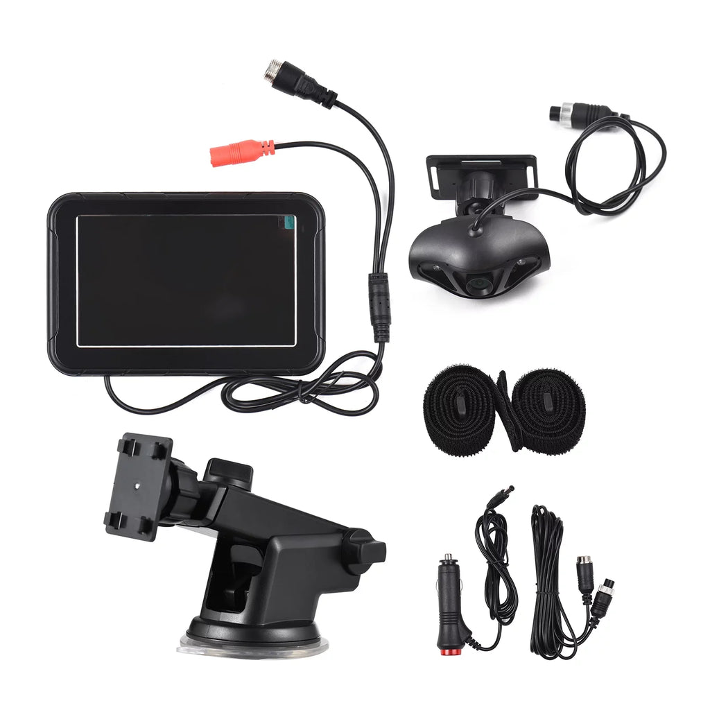 Pinnaco Baby Car High Resolution Camera Invigilator 5 Inch Mirror Display Night Vision 150° Wide View