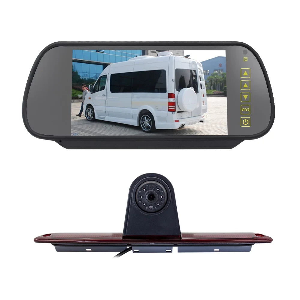 ametoys 7in Brake Backup for Mercedes-Benz Sizeprinter/ Crafter Vans Parking (with Monitor)