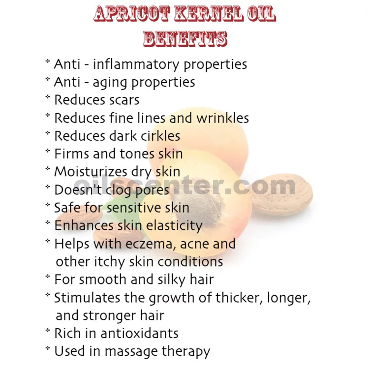 Apricot Kernel Oil Unrefined Organic Virgin Cold Pressed Raw Natural Pure 36 oz