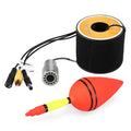 Carevas 1200TVL Underwater Fishing 12 LEDs Night Vision Waterproof Fish Sizehape Boat Ice Fishing Accessories with 15m30m50m Cable