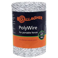 Gallagher G62004 0.06 in. X 656 ft. Polywire- Ultra Ivory