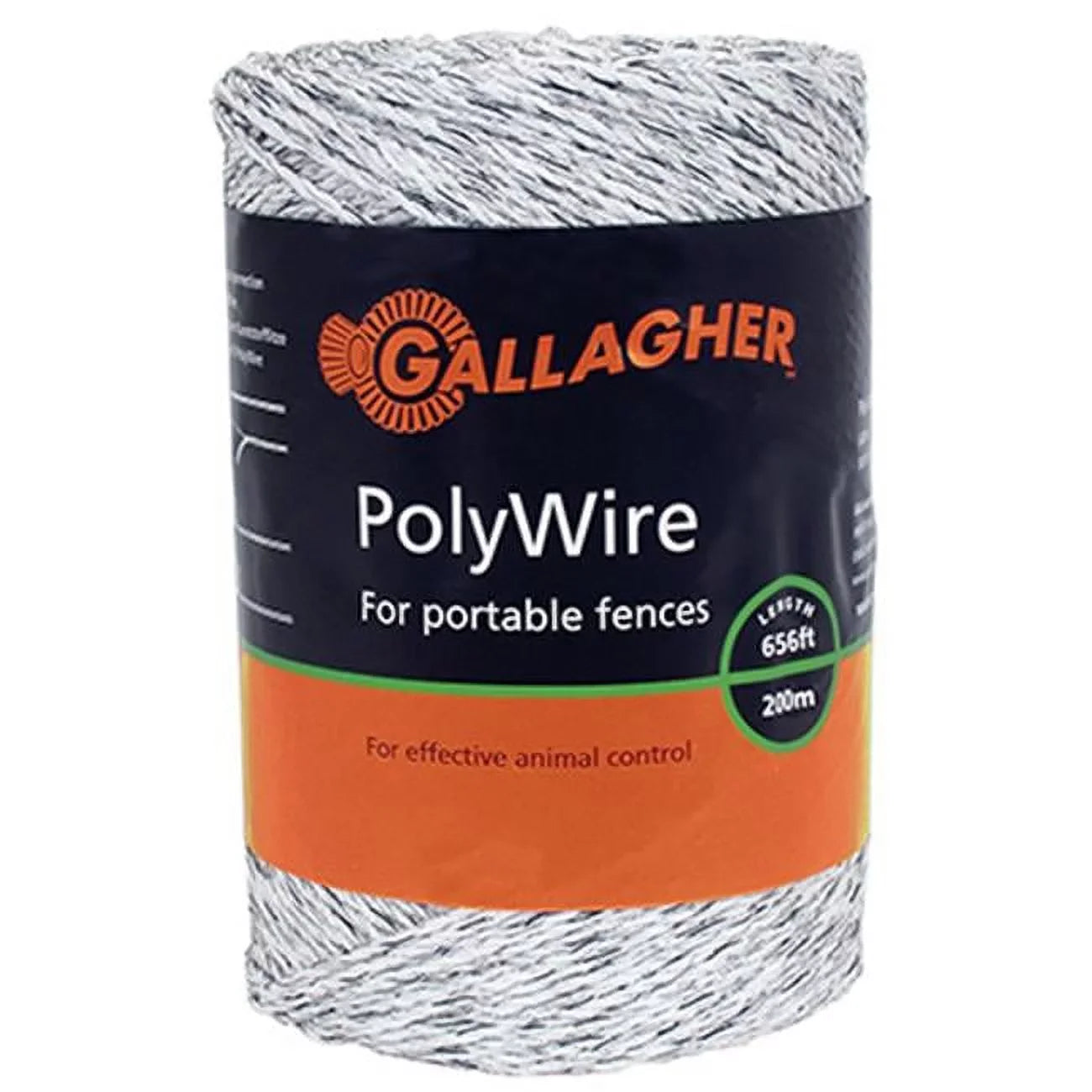 Gallagher G62004 0.06 in. X 656 ft. Polywire- Ultra Ivory