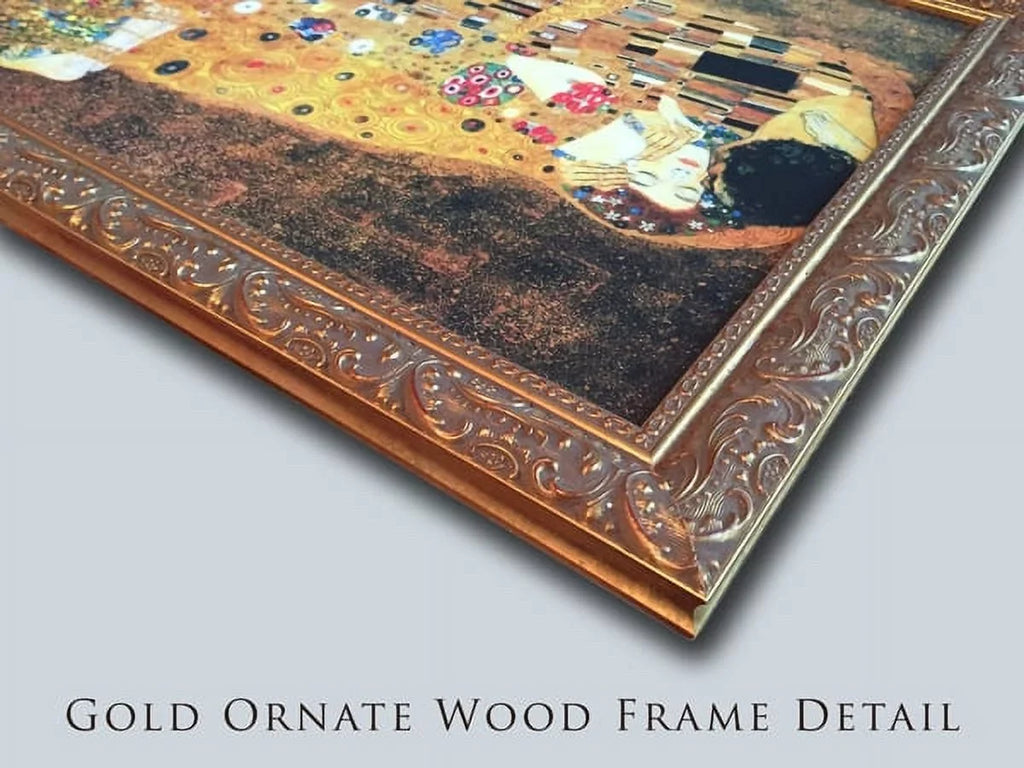 N. V. Gogol 24x18 Gold Ornate Wood Framed Canvas Art by Alexander Ivanov