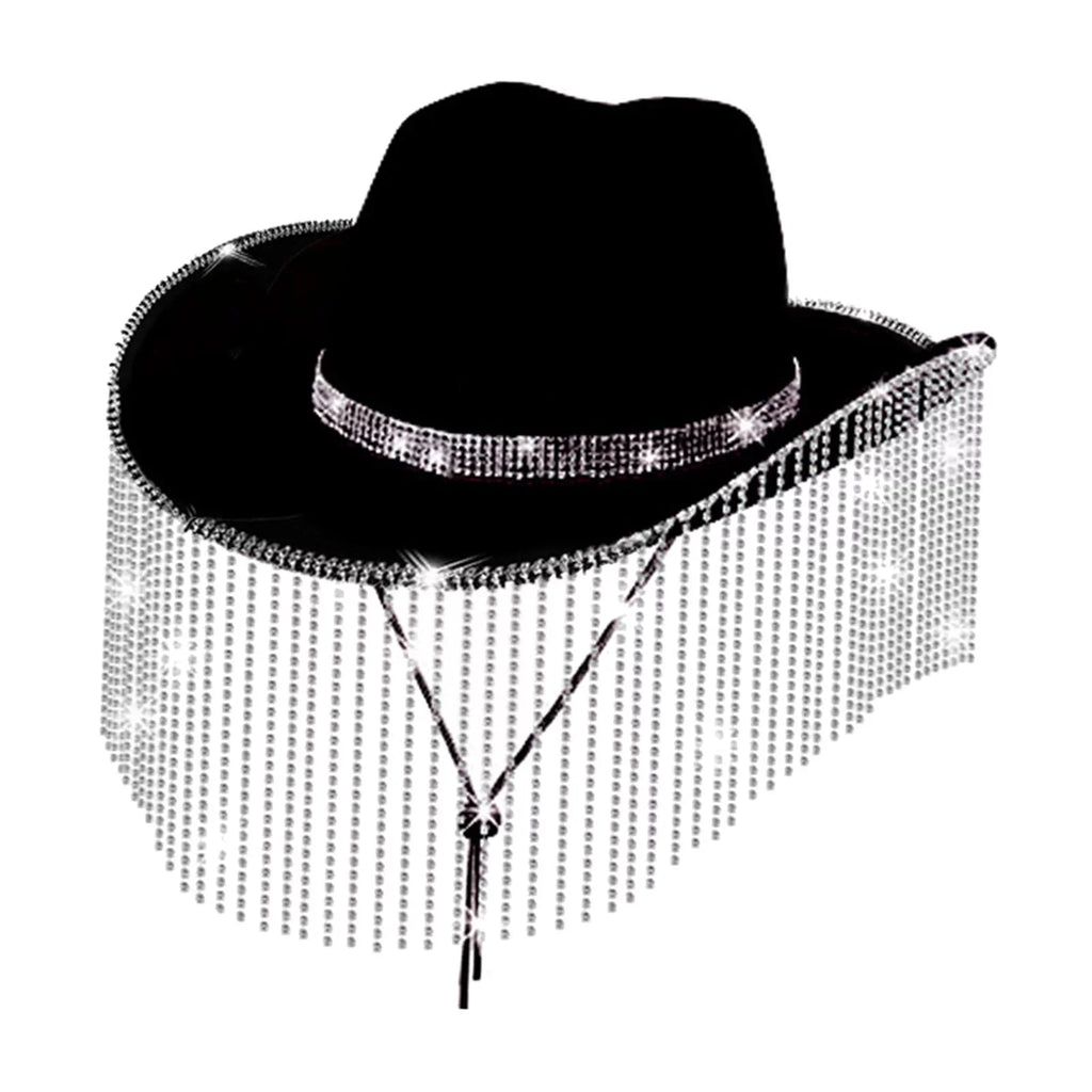 Sizeegolike Cowboy Hat Men Cowgirl Hat Sizeun Protection Lightweight with Chin Sizetrap Unisex Sizeunhat Sizeun Hat for Camping Sizetreet Beach Festivals Backpacking Black