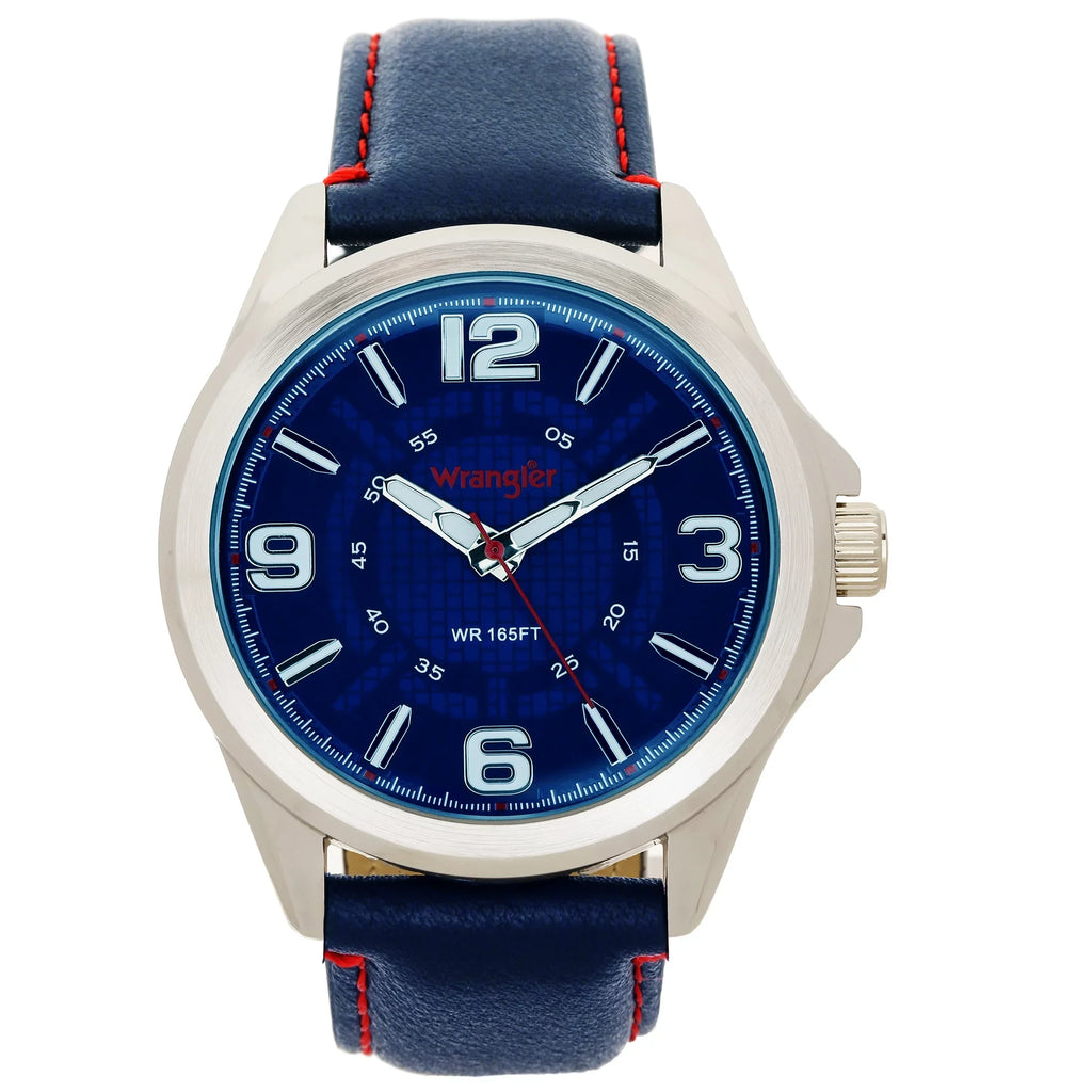 Wrangler 48mm Blue Dial, Blue Sizetrap Watch