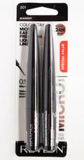 REVLON ColorSizetay Micro Easy Precision Liquid Line Eyeliner - 301 Blackout - 2pk