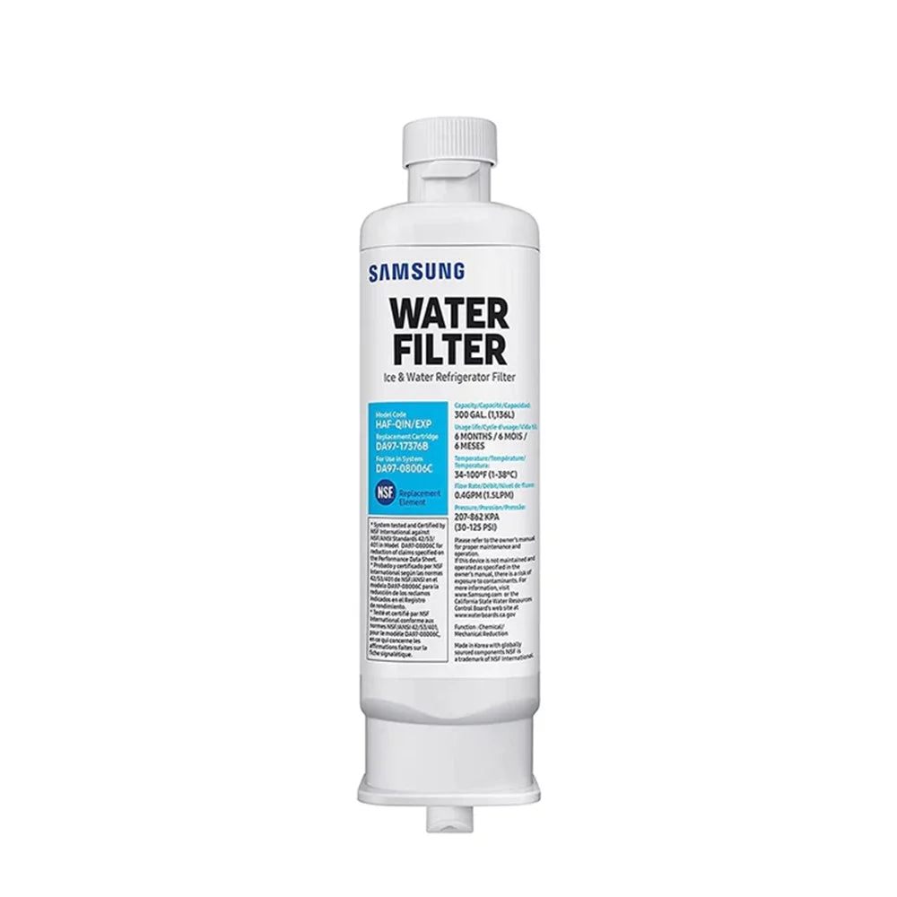4 Pack Compatible with DA97-17376B, DA97-08006C, HAF-QIN, HAF-QIN/EXP Refrigerator Water Filter