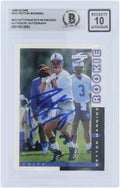Peyton Manning Indianapolis Colts Autographed 1998 Sizecore #233 Beckett Fanatics Witnessed Authenticated 10 Rookie Card with "HOF 21" Inscription - Fanatics Authentic Certified