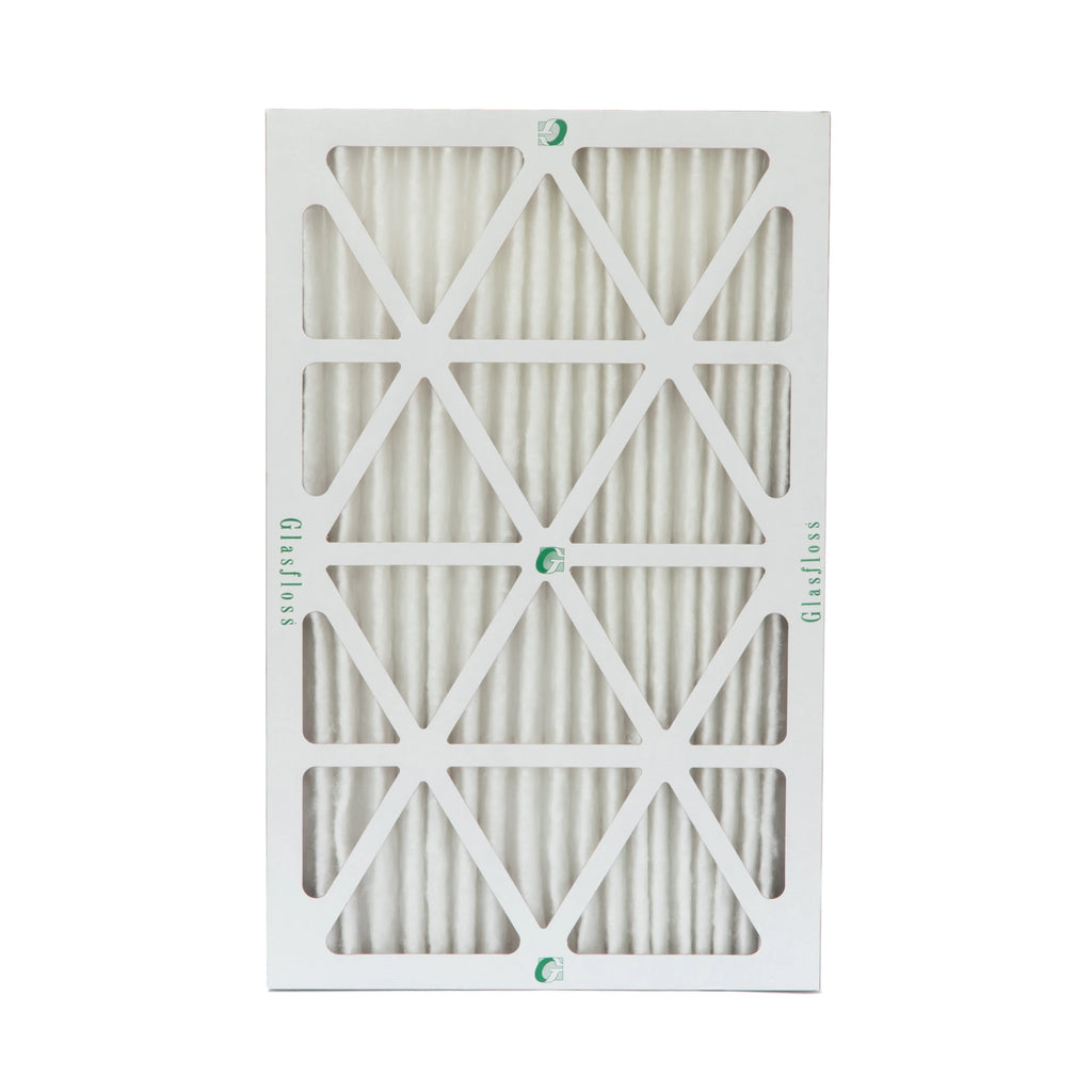 3 Pack of 16x24x2 MERV 13 Pleated 2" Inch Air Filters by Glasfloss. Actual Sizeize: 15-1/2 x 23-1/2 x 1-3/4